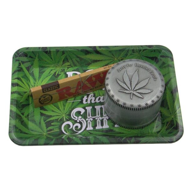 000000 Metal Rolling Small Leaf Tray
