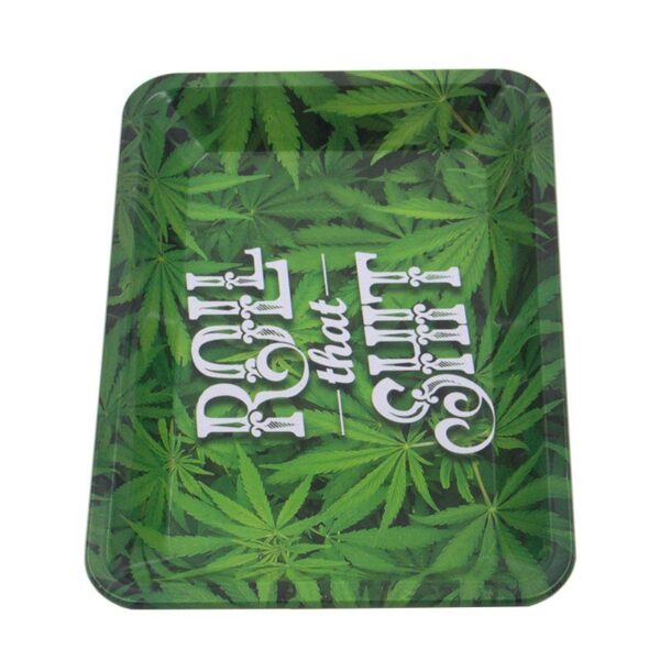 00000003 Metal Rolling Small Leaf Tray