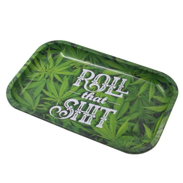 00000004 Metal Rolling Small Leaf Tray