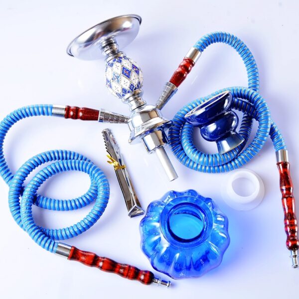 02 Blue Hookah Set