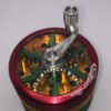 2 Inch Red Gold and Green Metal 4 Pieces Herb Weed Spice Grinder
