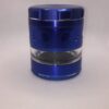 3 Inch Blue 4 Pieces Window Metal Grinder for Spices, Herb and Weed