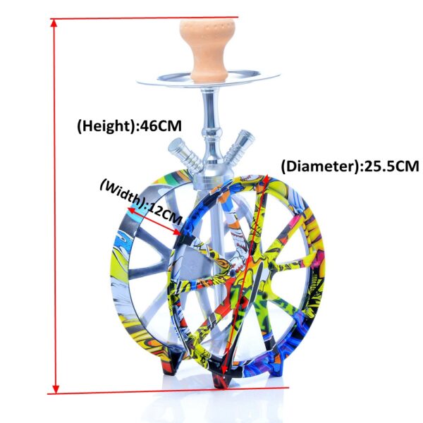 EDA003796401_B1 Graffiti LED Wheel Hookah