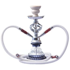 Double Pipe Hookah Glass Pot Set
