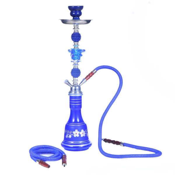 LSG0144L_1 Blue Glass Hookah