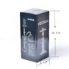 Glass Double Pipe Hookah Set