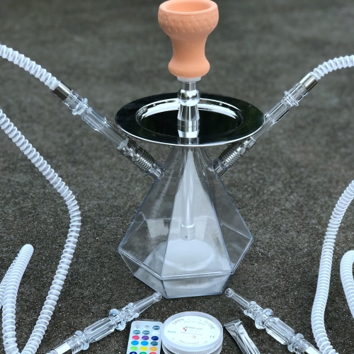 LSG0159 LED diamond shape Hookah Set