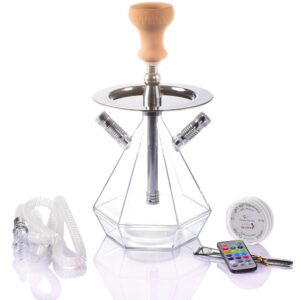 LED diamond shape Hookah Set