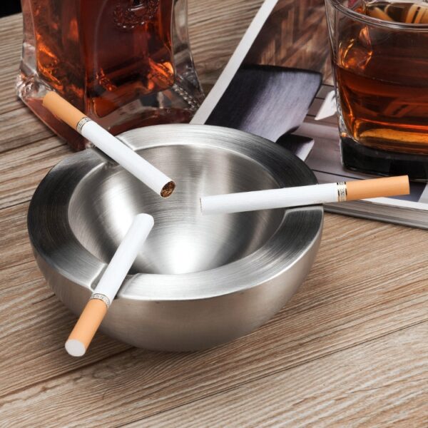TBD03868301 Stainless Steel Round Ashtray