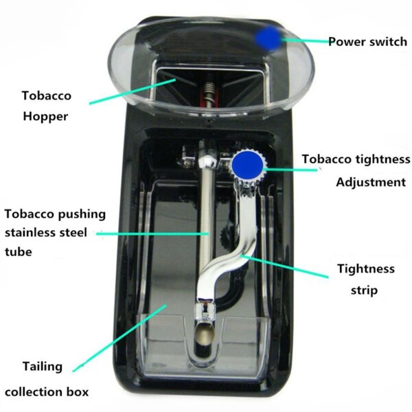 TBD049517101A_2 Blue Automatic Electric Rolling Machine