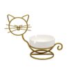 Iron Cat Ceramic Ashtray (Golden)