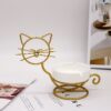 Iron Cat Ceramic Ashtray (Golden)