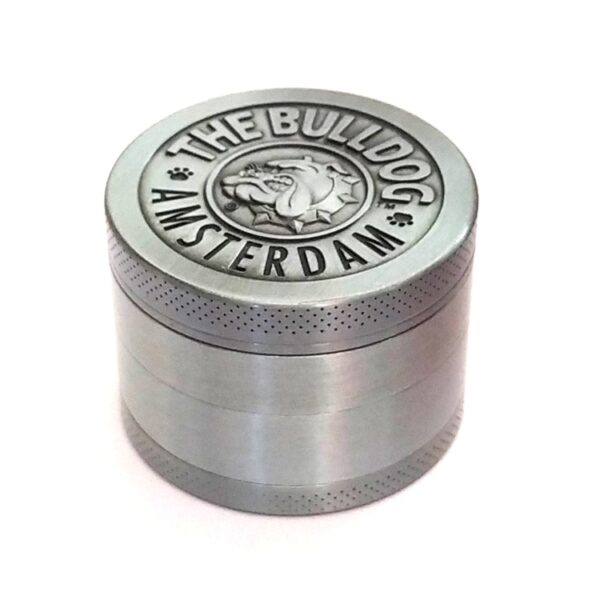 Bulldog  4 -layer Ancient Silver Zinc Alloy  Grinder