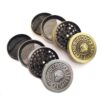 Bulldog  4 -layer Ancient Silver Zinc Alloy  Grinder