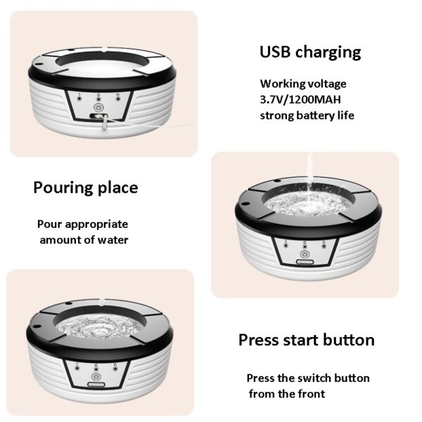 TBD06043408_B4 White Air Purifier Ashtray