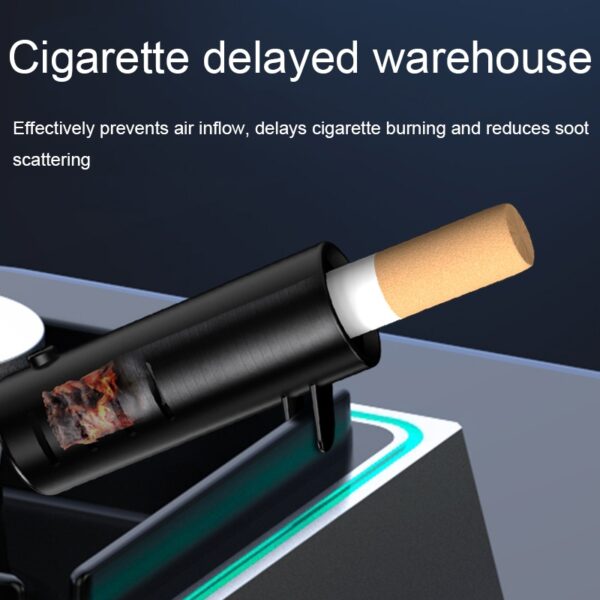 TBD06043657_B3 Silver Air Purifier Electronic Ashtray