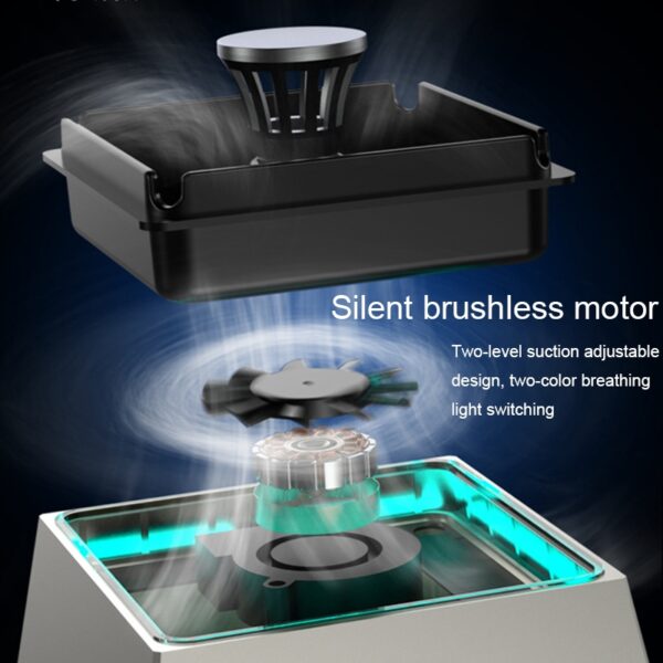 TBD06043657_B5 Silver Air Purifier Electronic Ashtray