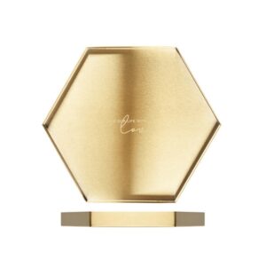 Hexagon Gold Rolling Tray