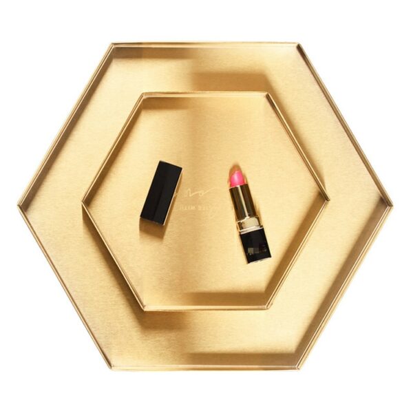 TBD061270904_6 Hexagon Gold Rolling Tray