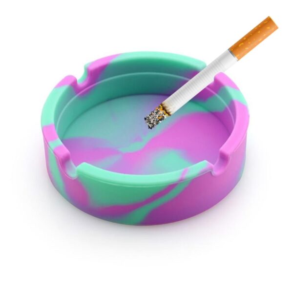 TBD085226401A Luminous Silicone Ashtray Mixed Color